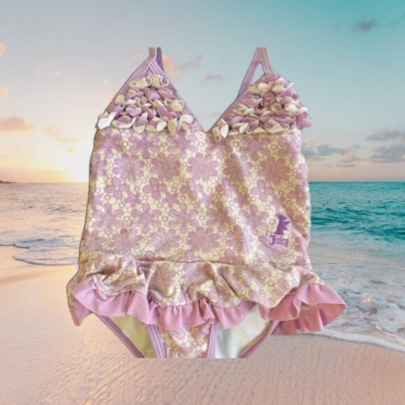 Juicy Couture Floral One-Piece Bathing Suit - Picture 1 of 9